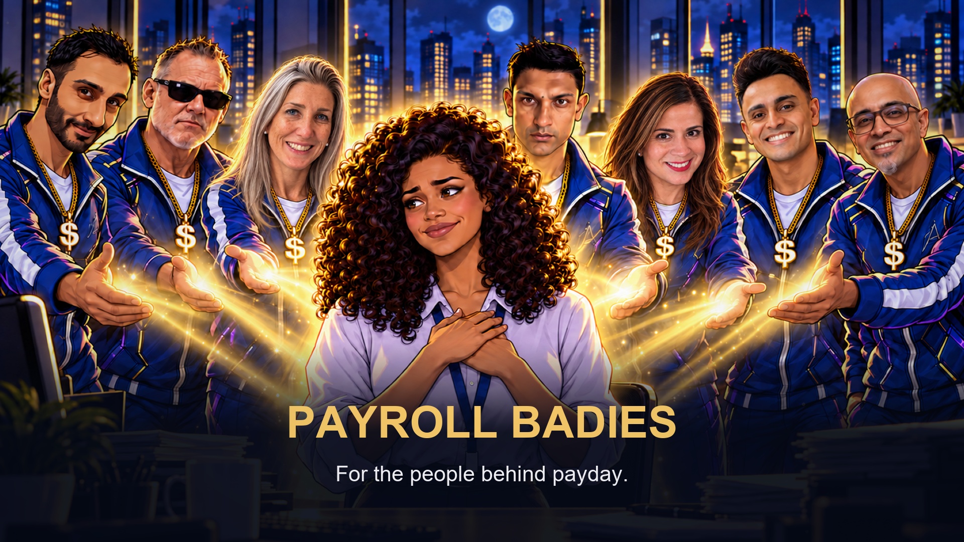 The Payroll BADIES celebrating a payroll professional